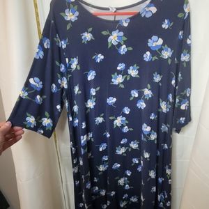 Old Navy Women's Swing Dress 3/4 Sleeve